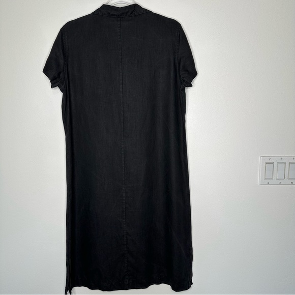 Mark Fore & Strike Vintage Black Linen Dress Shift Size L - Picture 5 of 12